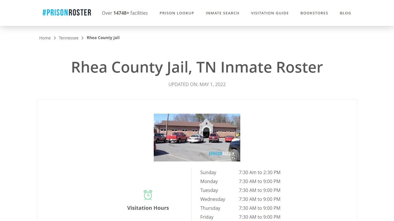 Rhea County Jail, TN Inmate Roster - Prisonroster